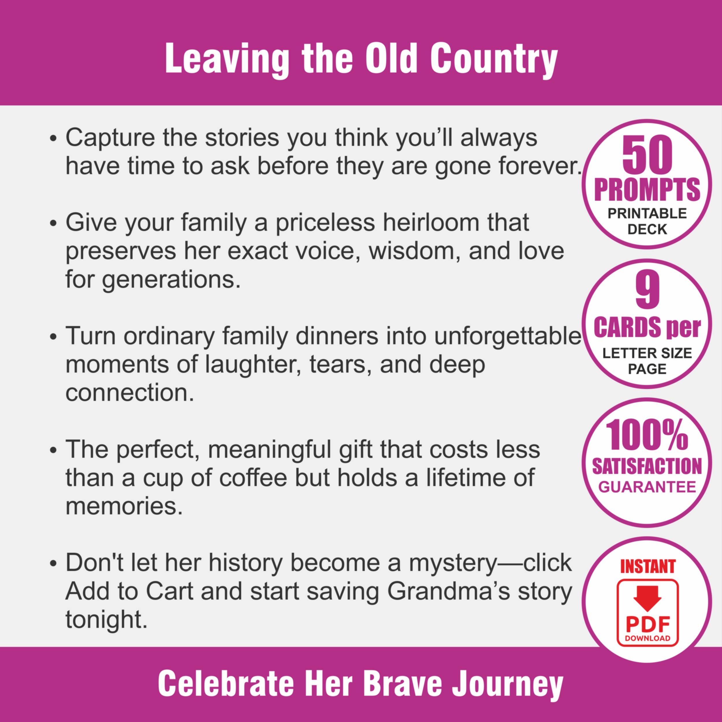 First-Generation Heritage Cards - View 2